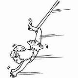 Flying Acrobat Girl coloring Page  Coloring Pages For Girls sketch template