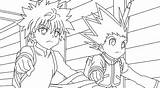 Killua And Gon Coloring Pages  Free Printable sketch template