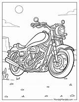 30 Harley Davidson Coloring Pages Free PDF Printables sketch template