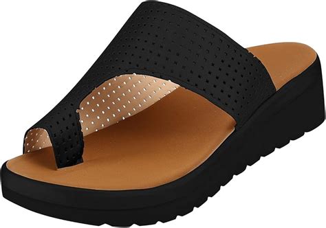 Sandals Women Bunion Sandals 2021 Summer Comfy Platform Wedge Sandals, Breathable Bunion ...