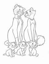 The AristoCats coloring Pages To Download And Print For Free sketch template