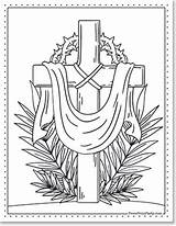 Religious Symbols Coloring Pages sketch template