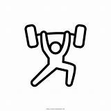 Weightlifting Coloring Page  Free For Kids sketch template