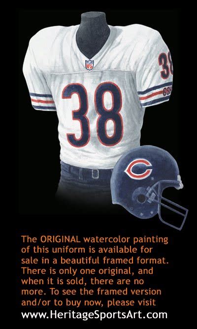 Chicago Bears Uniform and Team History | Heritage Uniforms and Jerseys ...