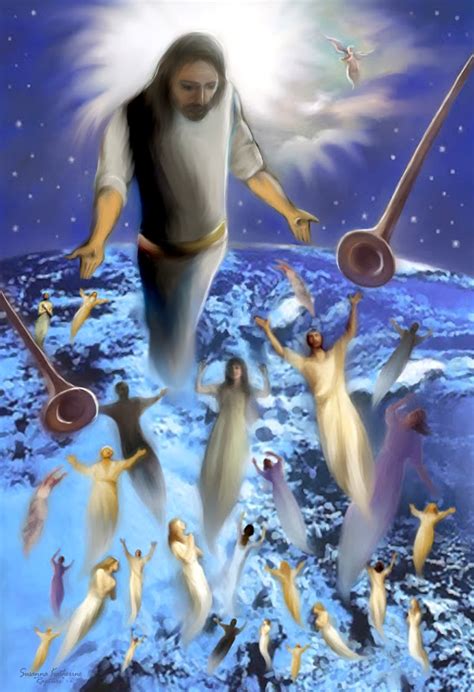 Paintings-of-Artists-Original-Unusual- Art: Painting Of The Rapture Of The Church Of Jesus Christ