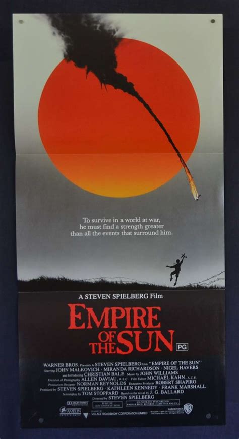 All About Movies - Empire Of The Sun Movie Poster Original Daybill ...