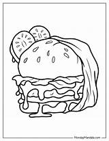20 Burger Coloring Pages Free PDF Printables sketch template