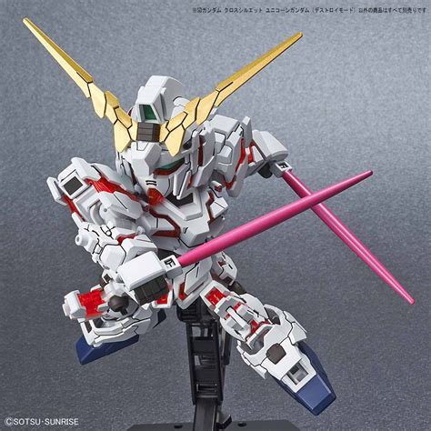 #12 SD Gundam Cross Silhouette Unicorn Gundam (Destroy Mode) - NZ ...