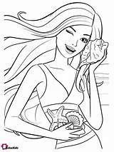Free Printable Coloring Pages Barbie sketch template