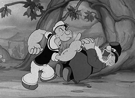 Popeye Cartoon Black And White