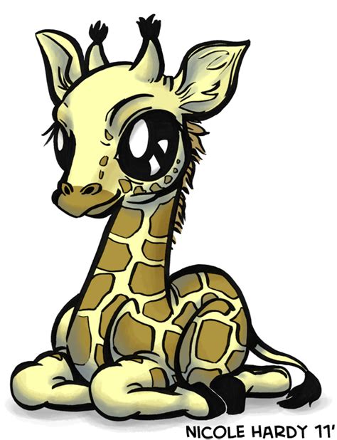 The Animation Dump: Animals sketches - Baby Giraffe