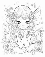 Fantasy Coloring Pages For Kids sketch template