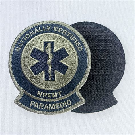 Paramedic Tactical Patch - Blue | National Registry of Emergency Medical Technicians