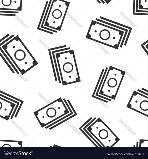 Money stack icon in flat style exchange cash Vector Image