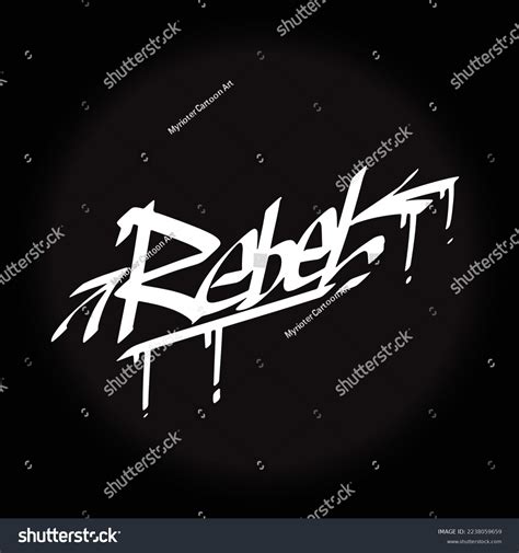 Rebel Street Art Graffiti Texture Color Stock Vector (Royalty Free ...