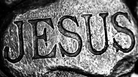 “I just want to speak the name of Jesus.” • Notes from the Trail