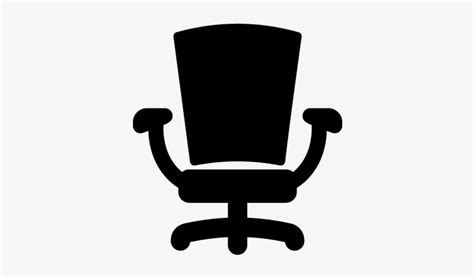 Office Big Chair Vector - Black Silhouette Office Chair Png - 400x400 PNG Download - PNGkit