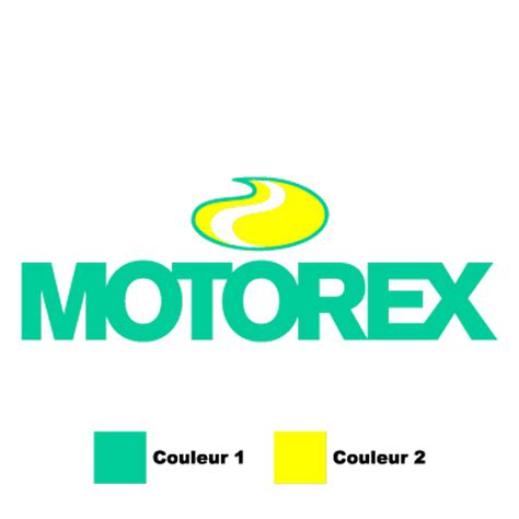 Motorex Oil Logo 2 colors Sticker