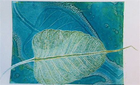 Successful leaf prints - The Curious Printmaker