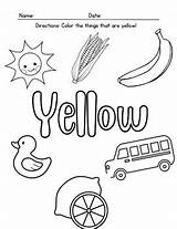 Yellow coloring Page By ChaosHomeschooling  TPT sketch template