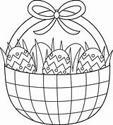 Basket Coloring Patterns Pages sketch template
