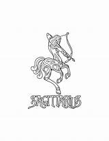 Sagittarius Coloring Page / Digital Download Printable  Etsy sketch template
