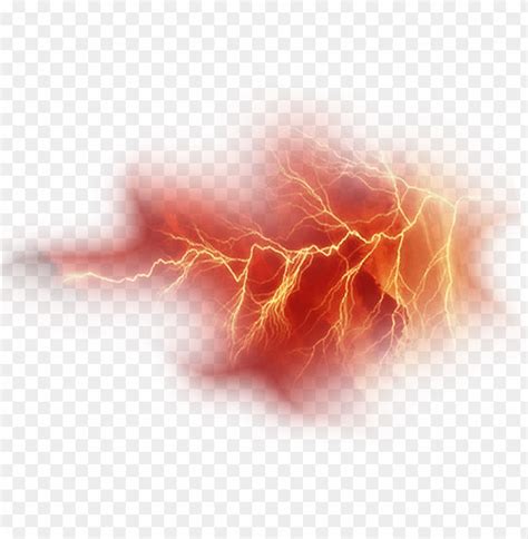 Red Lightning Effect Png PNG Transparent With Clear Background ID ...