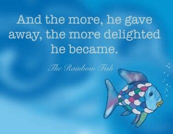 Rainbow Fish Quote - Classroom Decoration | Rainbow fish, Fishing quotes, Classroom