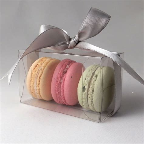 Macaron Boxes & Packaging — Clear macaron box - small: Pack of 10 | Macaroon box, Macaroon ...