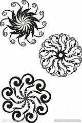 花朵设计图  条纹线条 底纹边框 设计图库 昵图� sketch template