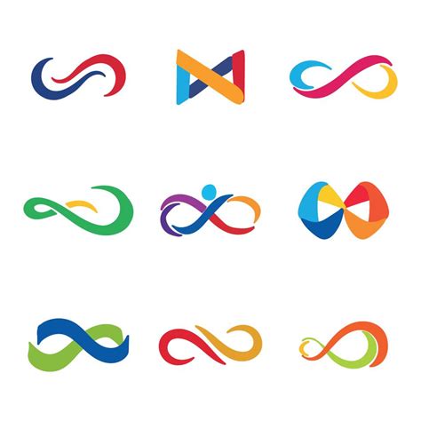 Colorful Infinity Logos 213912 Vector Art at Vecteezy