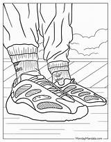 Shoe Coloring Page Free PDF Printables  Home sketch template