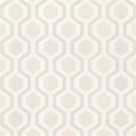 Brewster 56.4 sq. ft. Marina Beige Modern Geometric Wallpaper-347-20134 ...