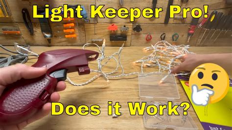 How to Fix a String of Christmas Lights with the Light Keeper Pro! Does ...