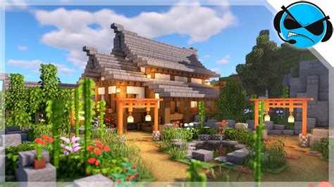 BLUENERD CUTE JAPANESE HOUSE | Japanese house minecraft, Minecraft houses, Minecraft japanese house