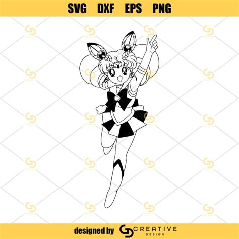 Sailor Moon SVG, Anime SVG Files Silhouette, Anime SVG For Cricut, Sailor Moon Layered SVG ...