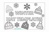 17 Cute Winter Hat Templates And Coloring Pages  Cassie Smallwood sketch template