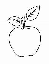 Big apple coloring Page sketch template