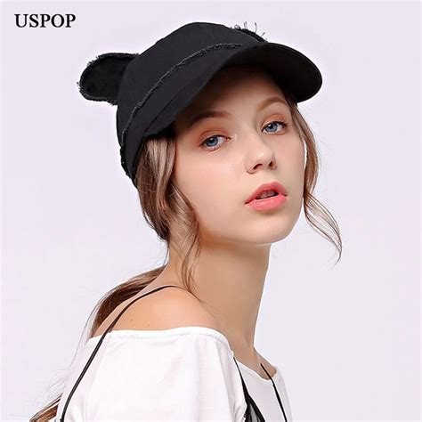 Aliexpress.com : Buy USPOP 2018 NEW design women baseball cap Cute ear ...