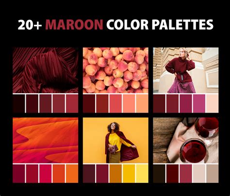 20+ Best Maroon Color Palettes (Colors That Go With Maroon) – CreativeBooster