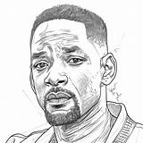 Will Smith coloring Page sketch template
