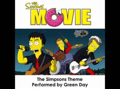 The Simpsons Theme (From "The Simpsons Movie")//Green Day - YouTube