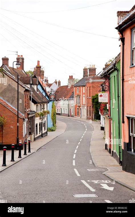 Bridge Street Bungay Suffolk Stock Photo - Alamy