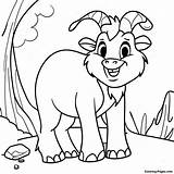 Adventurous Billy Goat Gruff Coloring Page  Pagescom sketch template