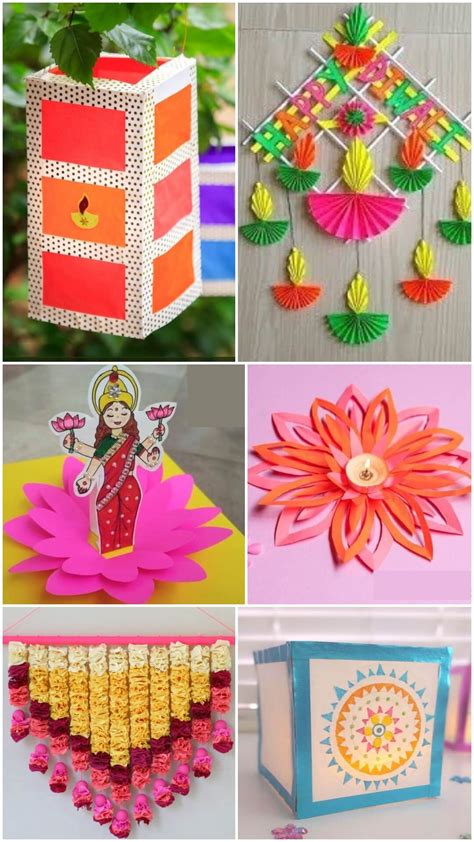 Diwali Paper Crafts to Celebrate the Festival - Kids Art & Craft