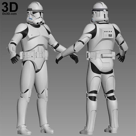 clone-trooper-phase-2-star-wars-3d-printable-model-print-file-stl-by-do3d | Body armor suits, 3d ...