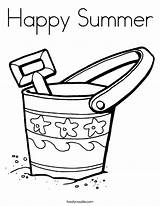 Happy Summer Coloring Page  Twisty Noodle sketch template