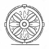 Bright Cartoon Wheel Coloring Page 67543 54281 sketch template