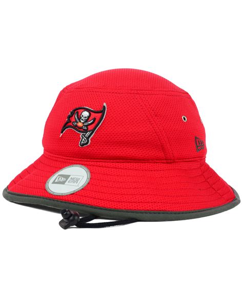 KTZ Tampa Bay Buccaneers Tc Training Bucket Hat in Red for Men - Lyst