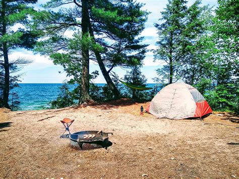 A pristine camping spot in the Hiawatha National Forest, Michigan. : r/camping